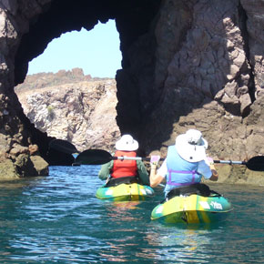 Kayaking San Carlos in Sonora, Mexico Kayaking San Carlos in Sonora, Mexico